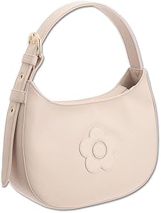 Amazon | [マリークヮント] ハーフムーンデイジーパッチ トート